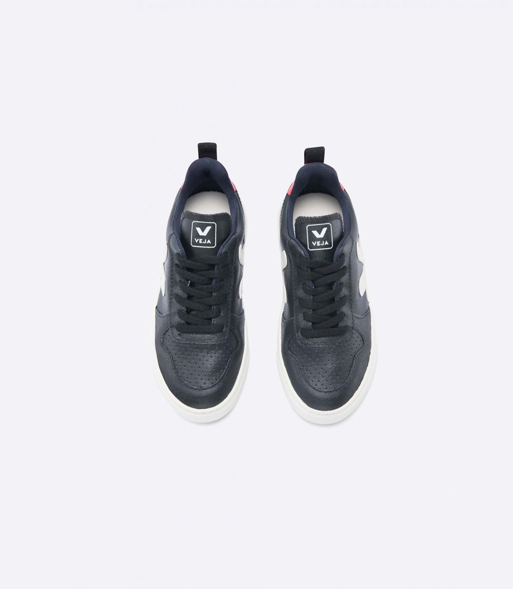 Veja Trainers Kids Black - V-10 Cwl - APLU-47580